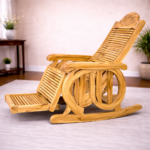 Premium Wooden Reclining Rocking Chair