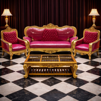 Teak Wood Royal Sofa