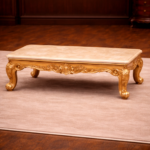 Royal Hand-Carved Teak Wood Sofa Set