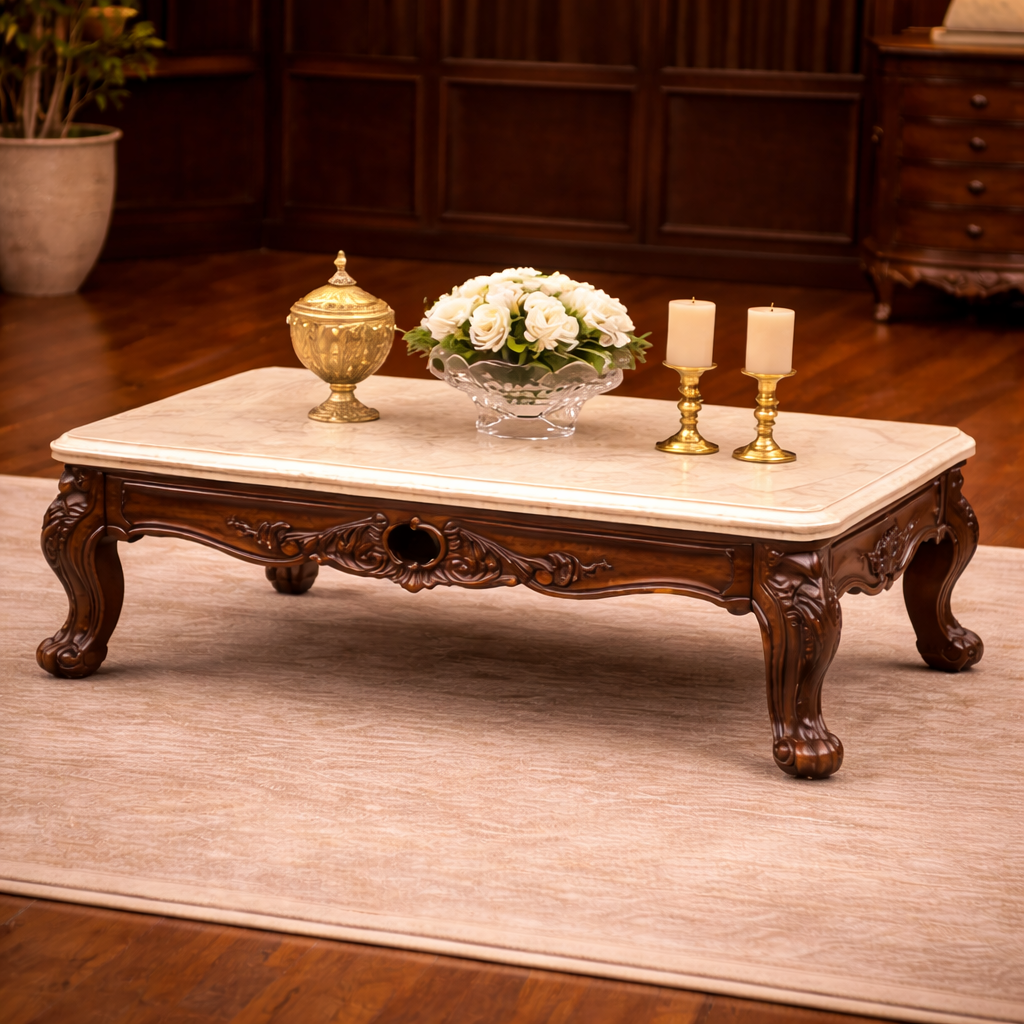 Royal Teak Wood Sofa Set