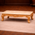 Royal Teak Wood Hand-Carved Sofa Set