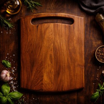 Wooden Chopping and Serving Board in Sheesham (Indian Rosewood)